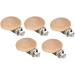 Cikonielf 5pcs Wood Pacifier Clips - 3cm Baby Pacifier Belt Holder & DIY Accessories for Teething - Buy Online on SooperMarket.com