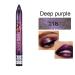 Go Ho 2PCS Purple Eyeshadow Sticks - Ultra Pigmented Shimmer Eye Black - Long Lasting Makeup Pen - Bright Purple & Deep Purple Shades - Buy Online on SooperMarket.com