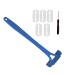 Mag Ideal Back Razor for Men - Long Handle Hair Removal Wet/Dry Shave Back Scratch & Leg Epilation - Blue - Buy Online on SooperMarket.com