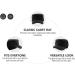 X-Large Black Military Style Cadet Army Cap with STASH Pocket - Everyday Hat - Buy Online on SooperMarket.com