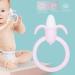 Infant Silicone Teether - BPA Free Soft Pink Teething Toy for Toddlers | Safe Chewing & Soothing Solution - Buy Online on SooperMarket.com