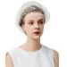 D 50 PCS Disposable Shower Caps   Plastic Shower Cap for Women and Men  Waterproof Clear Hair Cap for Bath  Hair Processing  Dye  Deep Conditioning  Treatment  Portble Showercap for Spa Hotel Travel (50 PCS)