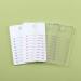 Acrylic Eyelash Extension Palette - Grafting False Eyelash Organizer Tray & Adhesive Holder for Individual Lashes - Transparent A - Buy Online on SooperMarket.com