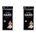 Japanese Decor Sakura Salux Super Hard Nylon Japanese Beauty Skin Bath Wash Towel Japanese Scrubbing Cloth Gray & Navy 11.0 x 37.4 inch Set of 2