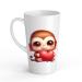 White Ceramic Baby Monkey Mug - Large 483 ml Perfect for Hot Chocolate or Milk Fun and Easy to Use