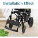 Wheelchair Front Wheel 12 1/2X2 1/4 (62-203) Wheelchair Front Wheel Replacement Wheel Electric Wheelchair Accessories Rubber Solid Drive Wheel 12" Honeycomb Fronter/(1 Count) - Buy Online on SooperMarket.com
