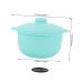 Beavorty Silicone Waxing Pot for Legs - Eco-Friendly Beauty Shell Mini Makeup Accessory Wooden Bowl for Skincare - 1 Pack (Green) - Buy Online on SooperMarket.com