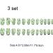 3set Detachable Long Coffin False Nails with Designs Press on Nails Wearable Fake Nail Decor Full Cover Art Tips - Buy Online on SooperMarket.com