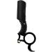 Vintage Premium Safety Razor - Men's Eyebrow Ring Razor with Finger Ring | Robust Black | International Shipping - Buy Online on SooperMarket.com