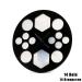 14-Hole Makeup Brush Holder Tree - Collapsible Acrylic Organizer for Air Drying - Black Cosmetics Stand - Buy Online on SooperMarket.com