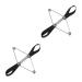 FOMIYES 2 Pcs Tension Band The Flex Belt Thumb Splint Flex Tools Valgus Correct Belt Hallux Valgus Strap Hammer Toe Big Toe Strap Hallux Valgus Correctors Bid Toe Band Gasket Blackx2pcs 20.5x15cmx2pcs