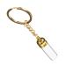 Glass Bottle Pendant Perfumes Key Fob Mini Refillable Perfume Bottle Perfume Travel Refillable Keychain Bottle Keychain Pendant Small Perfume Miss Lobster Clasp Zinc Alloy Portable