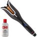 CHI Spin N Curl Curling Iron & Chi Silk Infusion Kit, Black (Packaging May Vary) CHI Air Spin N Curl Curling Iron & Chi Silk Infusion Kit