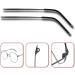 Ranara Replacement Glasses End Tips - Vintage Metal Frame & Bracket - Black - 1 Pair of Glasses Replacement Bars for International Shipping - Buy Online on SooperMarket.com