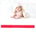 Hollow Silicone Teething Tube in Red - Safe, Textured, and Flexible for Baby's Teething Relief at Home - Buy Online on SooperMarket.com