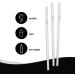 100-Pack Plastic Straws Clear Flexible Drinking Straws Disposable Non-Bendable Plastic Straws - 8" x 0.2"-Clear (100 Bend Straw) - Buy Online on SooperMarket.com