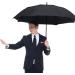 NINEMAX 62 Inch Large Golf Umbrella - Windproof Double Canopy Vented Oversized Adult Umbrella in Black - Buy Online on SooperMarket.com
