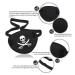 Pirate Skull Eye Patch for Adults & Kids - Adjustable Single Eye Cover for Amblyopia Lazy Eye & Strabismus - 2 Pcs - Buy Online on SooperMarket.com