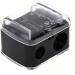Danlai Cosmetic Pencil Sharpener | Precision 2-Hole Eye Makeup Sharpener for Eyebrow Lipstick Eyeliner - International Shipping Available - Buy Online on SooperMarket.com