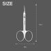KAMICURE Extra Fine Curved Cuticle Scissors - Multi Purpose Manicure & Pedicure Tool for Men and Women | Thin Nail & Cuticle Trimming Scissors for Professional Use - Buy Online on SooperMarket.com