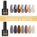 Clou Beaute 27PC Gel Nail Polish Set - Dream Aurora Collection with Lamp - Cat Eye, Matte, Soak Off - UV/LED Art Varnish - Gift Box Starter Kit - Buy Online on SooperMarket.com