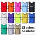 Tych3L Pinnies Scrimmage Training Vests for Kids and Adults (12-Jerseys) - Soccer Pinnies  Sport Pinnies Team Practice Small Light Blue Neon - Buy Online on SooperMarket.com