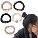 Heart Elastic Hair Ties for Women Girls Heart Hair Scrunchies Non Slip Ponytail Holders Satin Heart Shaped Scrunchie for Women Heart Hair Accessories Elastic Hair Band