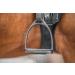 Equinate Stirrups Midway 10cm Black Matt - Anti-Slip Rubber Tread for Adults & Children - Set of 2 - International Shipping Available - Buy Online on SooperMarket.com