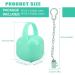 Beiyoule 4 Pack Pacifier Case and Leash Set - Heat Resistant, Sealed Holder (Blue, Pink, Green, Purple) - Buy Online on SooperMarket.com