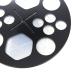 14-Hole Makeup Brush Holder Tree - Collapsible Acrylic Organizer for Air Drying - Black Cosmetics Stand - Buy Online on SooperMarket.com