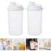 Cabilock Clear Water Bottles 2pcs Cold Brew Cup Water Jug Fridge Kettle Plastic Water Bottles Plastic Bottles Server with Cover - Buy Online on SooperMarket.com