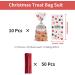 Christmas Cellophane Bags Christmas Candy Bags with Twist Ties Xmas Party Gift Bags Christmas Candy Cookie Bags Goodies Treat Bags for Christmas Party Supply Party Favor 50pcs - Buy Online on SooperMarket.com