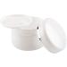 Tianzd 5-Piece 100ml White Plastic Screw Top Cosmetic Container with Silver Lid - Perfect for Ointments & Gels - Includes 5 Spoons - Buy Online on SooperMarket.com