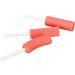 Portable Orthodontic Pacifiers with Flexible Leveling Shell - Professional Silicone Packaging 6 Pack - Tasty Red Strawberry Flavor - Buy Online on SooperMarket.com