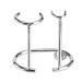Folpus Long-Lasting Silver Ferrol Government Holders & Storage Stands - Modern Bathroom Accessories for Men - Buy Online on SooperMarket.com