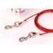 Mithui ju Dog Tie Out Cable and Stake Pet Traction Rop Heavy Duty Stake-Out Dog Spike Spiral Pet Ground Anchor Spike in Ground for Outdoor Camping Yard and Garden Small Medium Pets (16FT/5M Red) 16FT/5M Red - Buy Online on SooperMarket.com