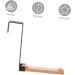 KOMBIUDA Door Hook Multi-Function Clothes Hook Over Door Towel Hook Towel Hangers Wall Coat Hanger Black Iron 17.5X16CM Black - Buy Online on SooperMarket.com