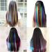 40Pcs 21-inch Colored Hair Extensions for Girls, Women, and Kids - Colorful Clips in 20 Shades - Buy Online on SooperMarket.com