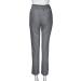 Ronony Ladies Straight Leg Summer Pants - Light Casual Trousers with Bag Hip Belt Regular Fit Comfy Beach Pants - XL Gray - Buy Online on SooperMarket.com