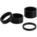 Dioche 4Pcs Aluminum Alloy Bike Headset Spacer Set - 5mm/10mm/15mm/20mm Black - Buy Online on SooperMarket.com