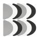 FRCOLOR 12pcs Shoe Repair Stickers Adhesive Patches Adhesive Repair Patches Boots Repair Patches Boot Repair Patches Boot Repair Accessories Shoe Repair Patches Shoe Patch Heel Pu
