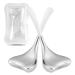 Cryo Sticks for Face - Gua Sha and Massage 2-in-1 Ice Globes-Facial Skin Care Tools for Women Cold Globes for Facials Cooling Face Globes Silver