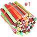 Soft ceramic stripPack Of 50 Cute Nail Art Canes Sticks Manicure Canes 3D Fruit Pattern Slices Perfect For Diy Crafts Cellphone Decoration Nail Art Decoration(Fruit) - Buy Online on SooperMarket.com