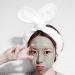 Sweet Twist Plush Bunny Rabbit Ear Headband - Stretchable Makeup Headband (White) - Buy Online on SooperMarket.com