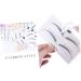 Didiseaon 2 Eyebrow Template with Strap Beauty Eyebrow Makeup Tools Eyebrow Stickers Portable A607 Card - Buy Online on SooperMarket.com