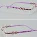 Ranara Replacement Glasses End Tips | Purple Spare Parts & Temples for Borderless 1-Hole Glasses - 1 Pair - Buy Online on SooperMarket.com