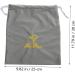 HAPINARY Travel Drawstring Bag Hair Tool Travel Bag Grey Fabric Bag for Hair Dryer - Buy Online on SooperMarket.com