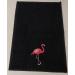 2-Pack White Flamingo Fingertip Kitchen Towels | Premium 100% Cotton Hand Towels | 11x18 | Black | Set of 2 - Buy Online on SooperMarket.com