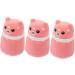 Beavorty 6-Piece Baby Powder Puff Set with Storage Bottle | Travel-Friendly Kit for Newborns | Loose Powder Sponge Container | Pink, 10x7CM - Buy Online on SooperMarket.com