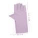 Amosfun 2 Pairs Pink Gloves Fingerless Gloves Nail Uv Gloves Gel Nail Lamp Uv Gloves Uv Gloves for Gel Nail Lamp Uv Protection Gloves for Nail Uv Nail Gloves Thin Section Accessories Nylon - Buy Online on SooperMarket.com
